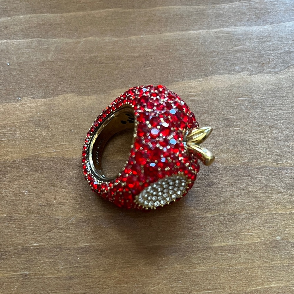 Kate Spade apple ring